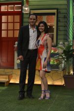 Mohammad Azharuddin, Prachi Desai at the promotion of Azhar on location of The Kapil Sharma Show on 22nd April 2016